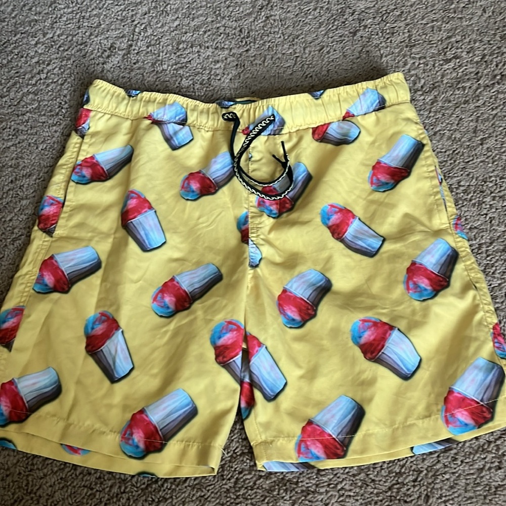 Surf society size medium, Fourth of July theme, swim trunk /shorts